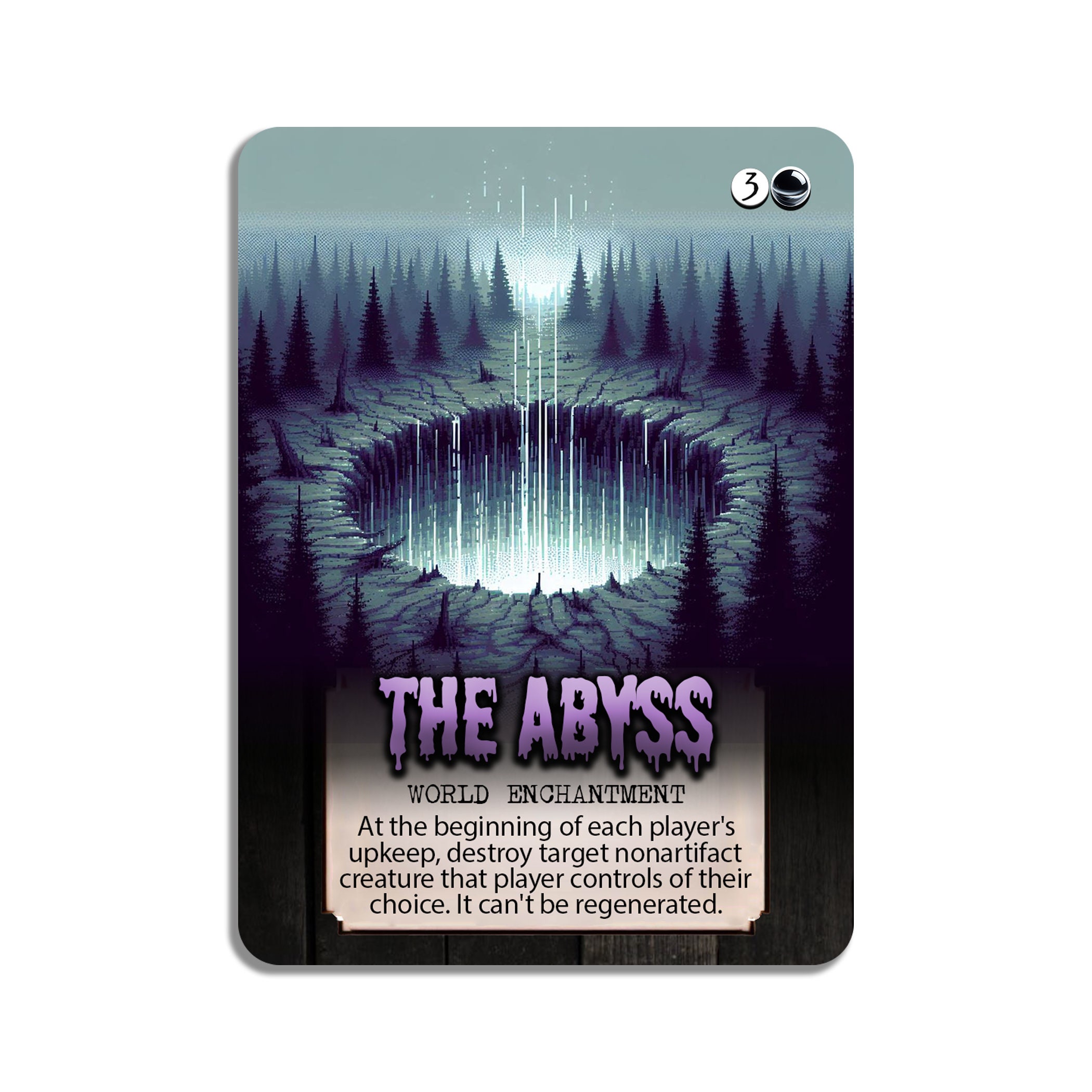 The Abyss Custom Proxy MTG Proxies - Etsy