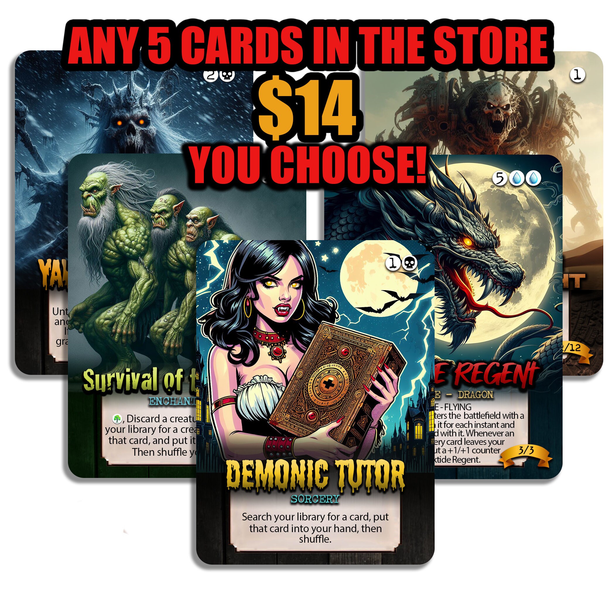 Juzam Djinn Custom Proxy MTG - Etsy