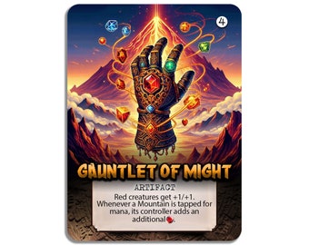 Gauntlet of Might Proxy - Etsy