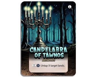 Candelabra of Tawnos Custom Made Game Card Proxy - Etsy