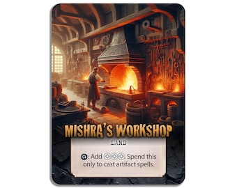 Mishra's Workshop | Proxy Card - Etsy