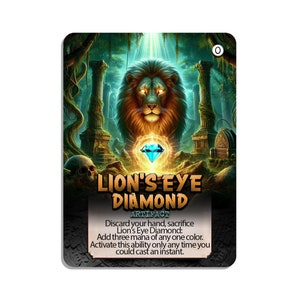 Lions Eye Diamond Mtg - Etsy