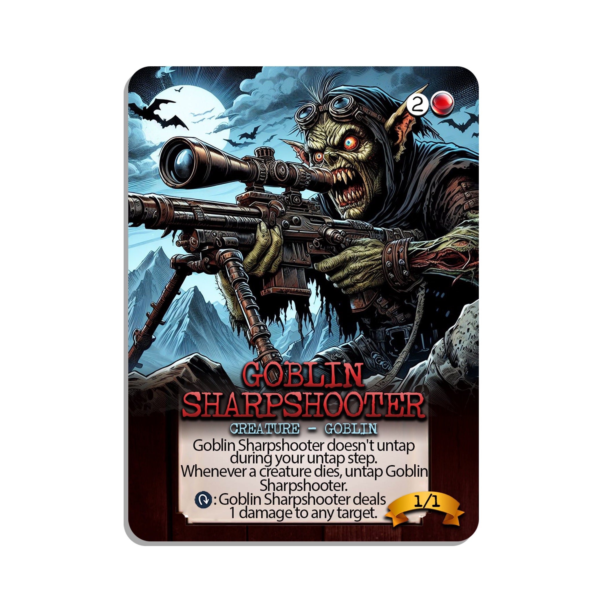 mtg gun cards Bloodthirsty Conqueror – Foundations Foil