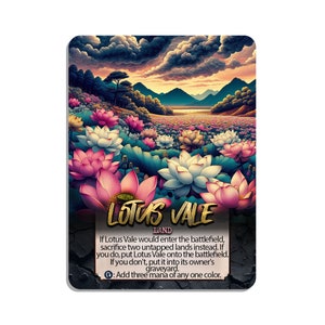 Lotus Vale Custom Prosy MTG