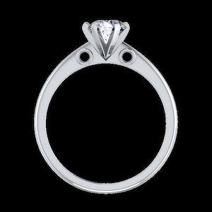 0.66ct Lab Diamond Engagement Ring, 14k Gold Solitaire Ring, Round Engagement Ring, 4 Prong Solitaire Ring, Promise Ring, Stacking Ring, Box