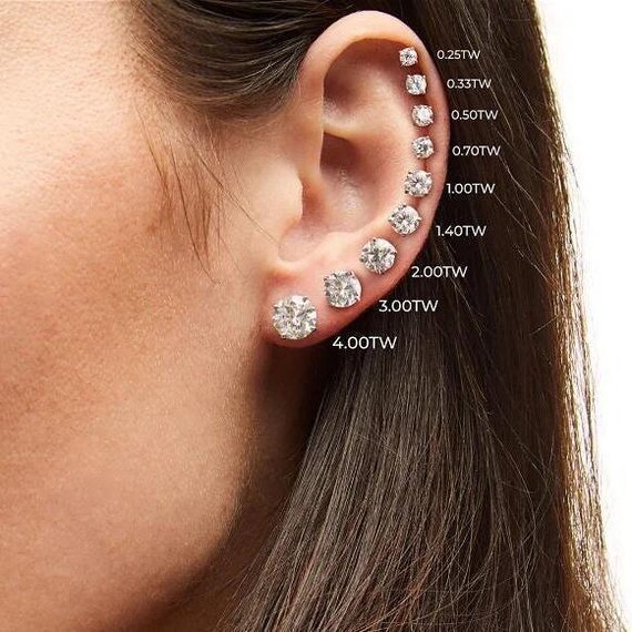 Orecchini In Oro Giallo 333 Con Zirconi Bianchi - Foto 2