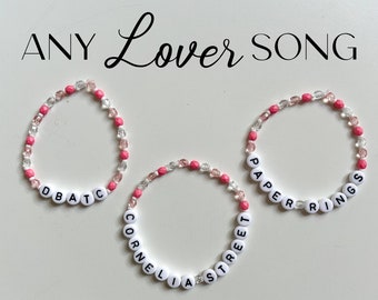 Any Lover Song Bracelet | Taylor Swift Eras Tour Bracelet | Lover