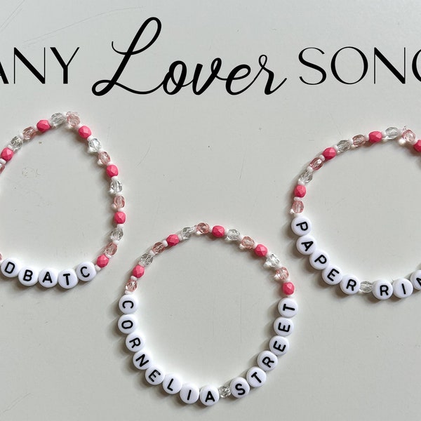 Any Lover Song Bracelet | Taylor Swift Eras Tour Bracelet | Lover