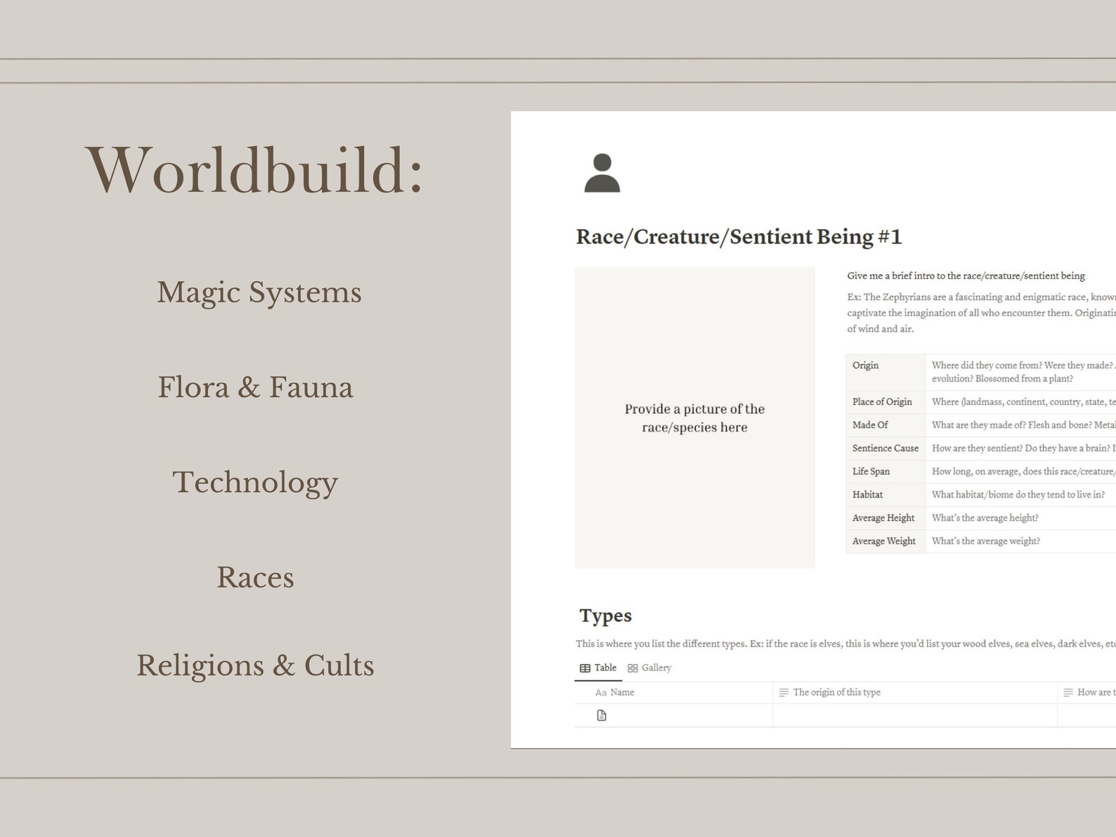 Worldbuilding Notion Template Digital Novel Planner Novel Etsy Worldbuilding Notion Template Digital Novel Planner Novel Etsy