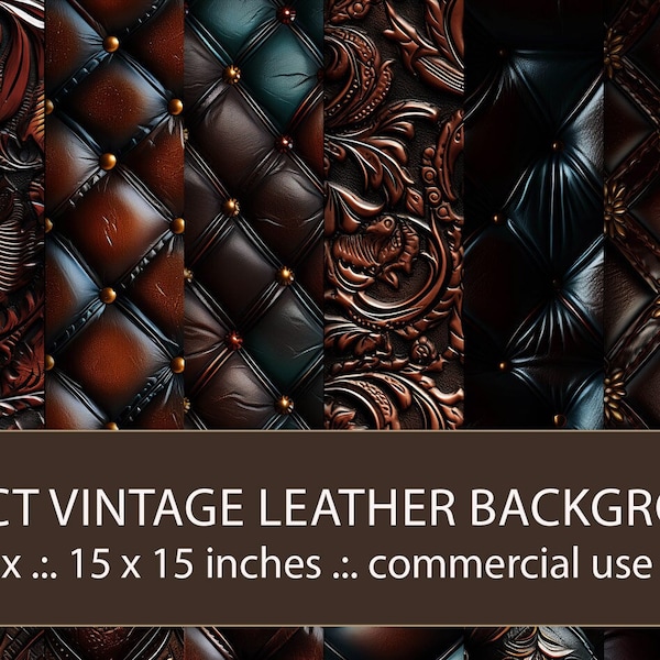 40 Seamless Vintage Embossed Leather Backgrounds, Leather Textures for Graphic Design Decor wallpaper wrapping paper invitations