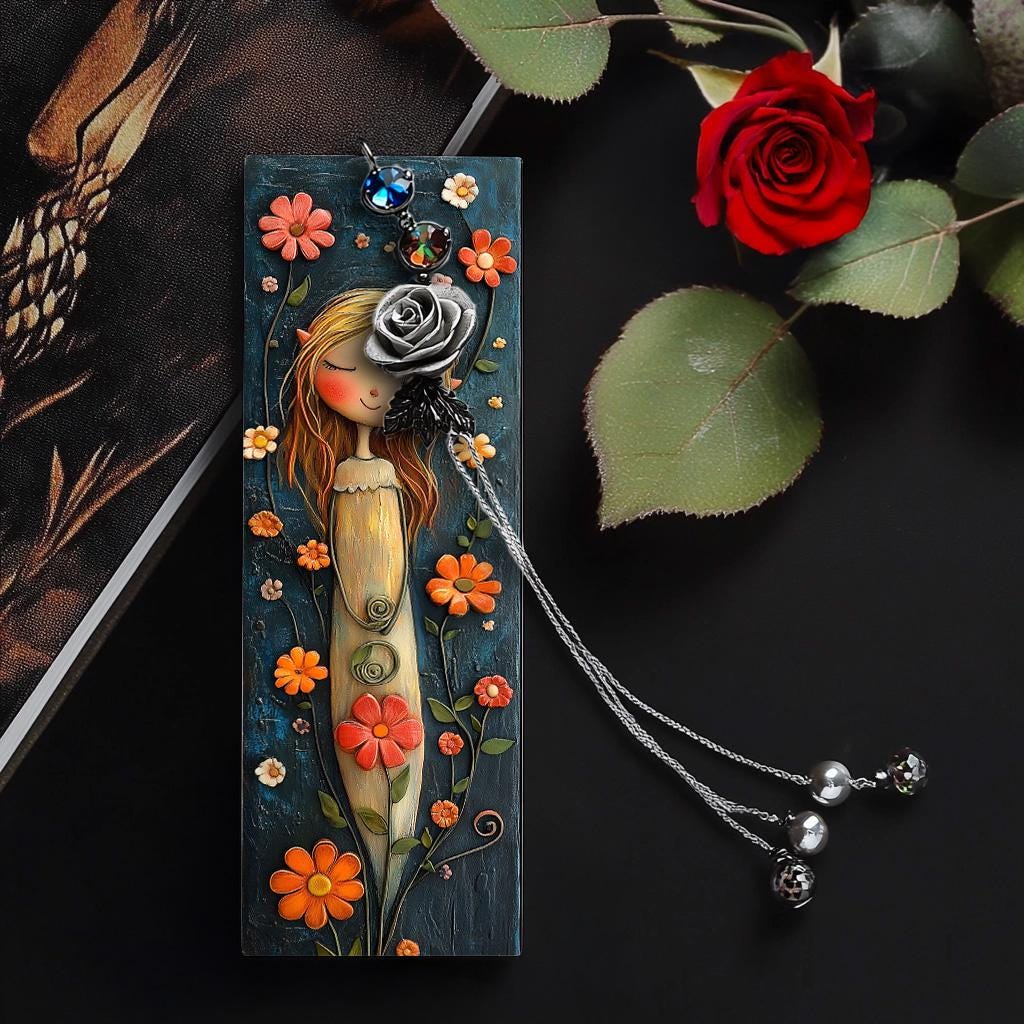 10 Digital Bookmarks Printable - Bookmark Set for Instant Download ...