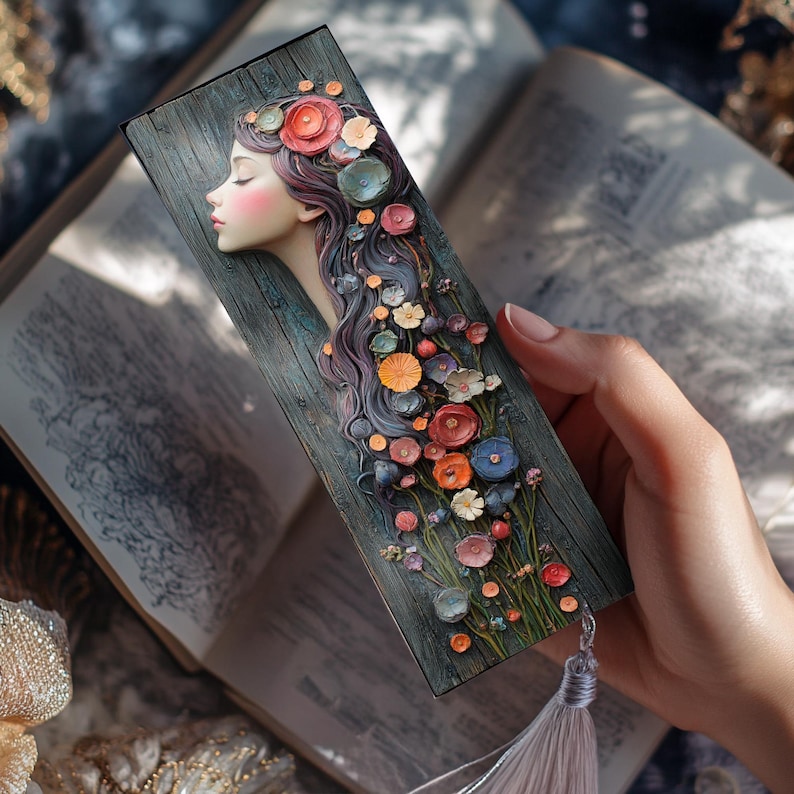 10 Digital Bookmarks Printable - Bookmark Set for Instant Download ...