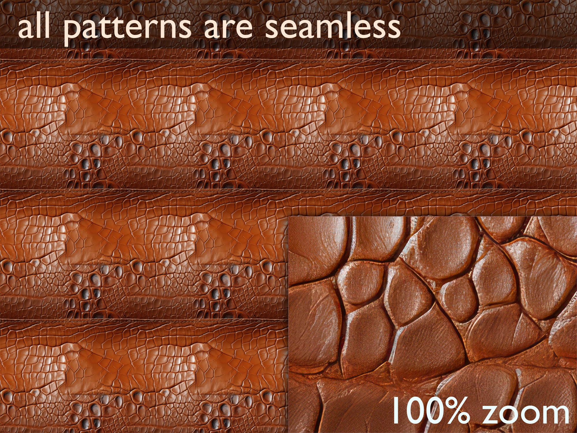 Custom Embossed Leather Paper Set 20 Seamless JPG Backgrounds Snake Skin Texture Digital