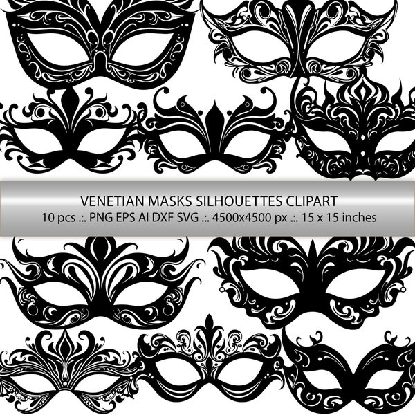 Exquisite Masquerade SVG Mask Bundle for Cricut, Woodworking, canvas print - Carnival Mask Designs, Commercial Use - Instant Download!