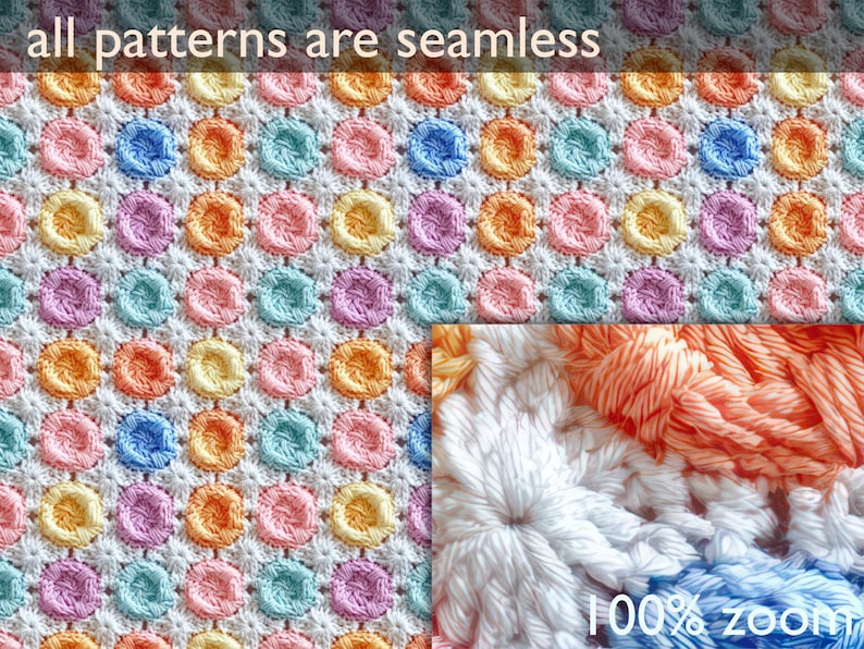 Large Crochet Pattern Background 20 Seamless High-resolution Crochet and Knit Pattern Backgrounds ...