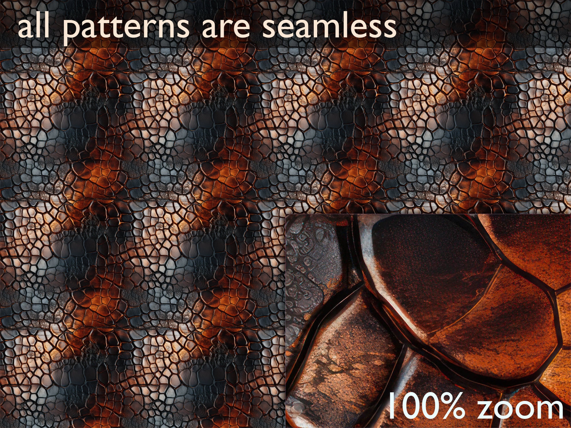 Custom Embossed Leather Paper Set 20 Seamless JPG Backgrounds Snake Skin Texture Digital