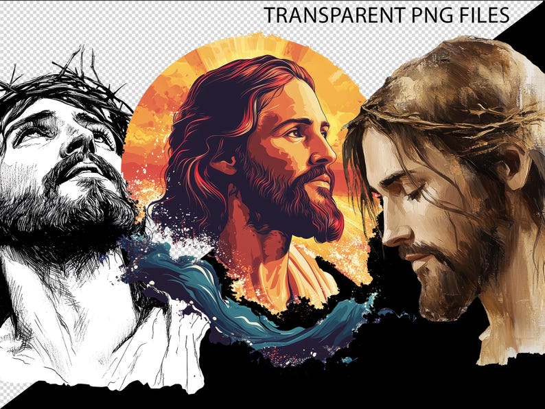 Easter religious clipart