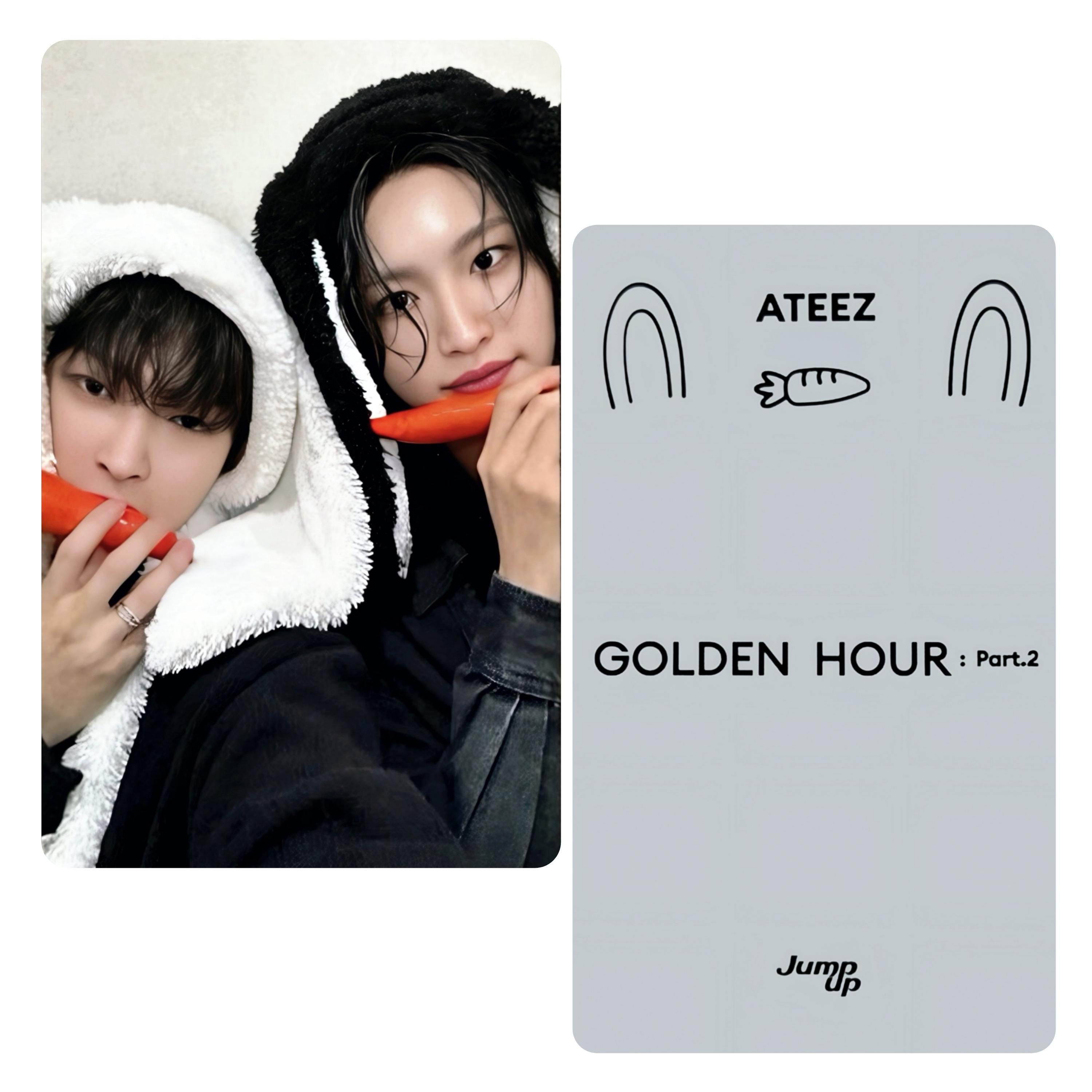 Ateez : Golden Hour 2 Jump up Hongjoong/seonghwa Unit Photocards