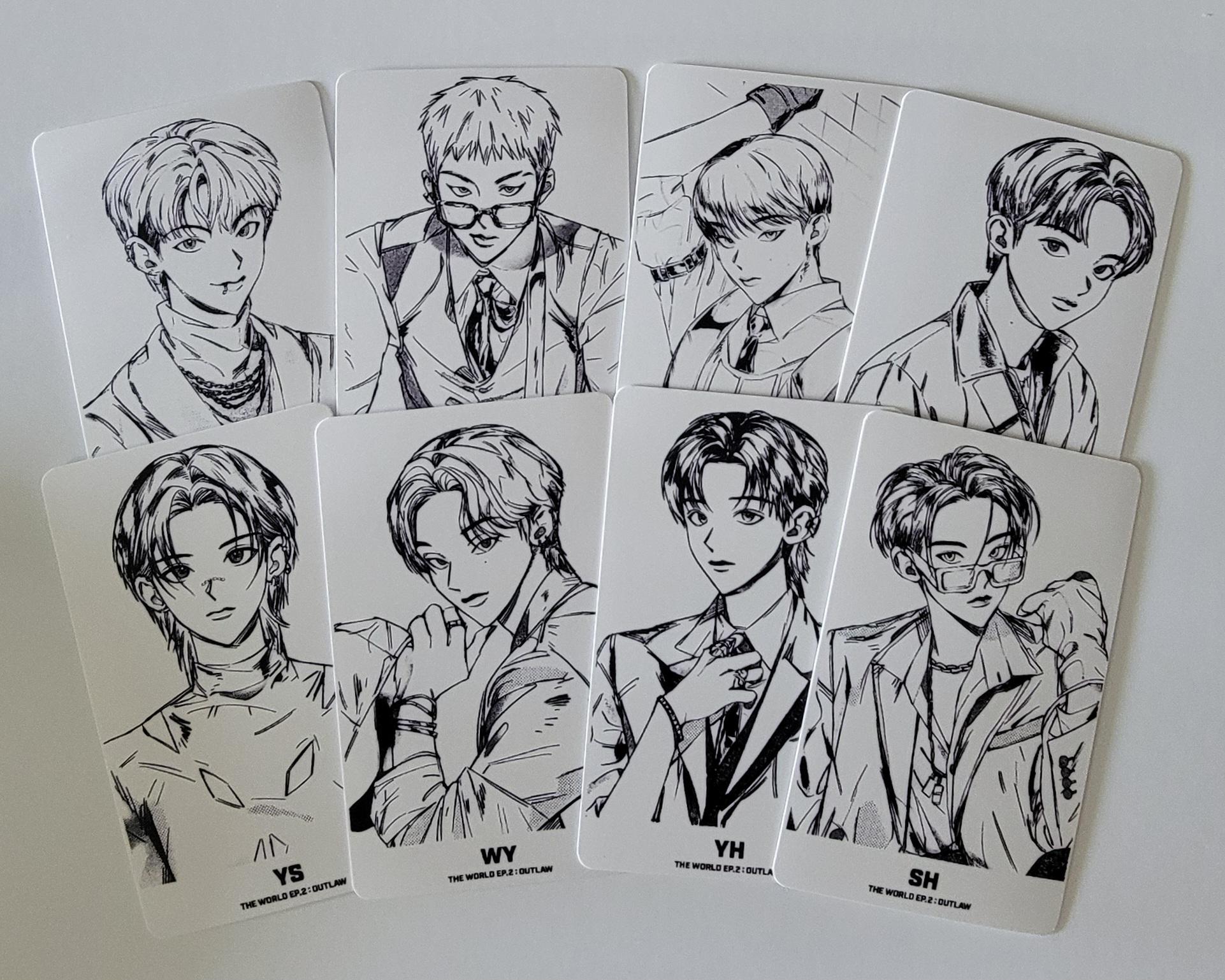 ATEEZ Outlaw Partner Photocards - Etsy