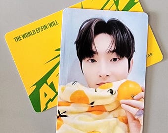 ATEEZ the World Ep. Fin: Will - Makestar 4.0 Photocards - Etsy