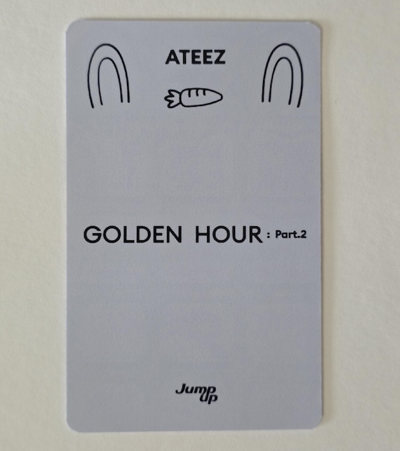Ateez : Golden Hour 2 Jump up Hongjoong/seonghwa Unit Photocards