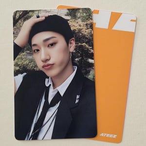 ATEEZ San マガジンカバーフォトカード - 予約受付中 - Etsy 日本
