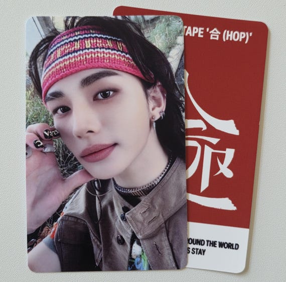 Stray Kids : Hyunjin - Hiptape -hop Pop up Lucky Draw Photocards