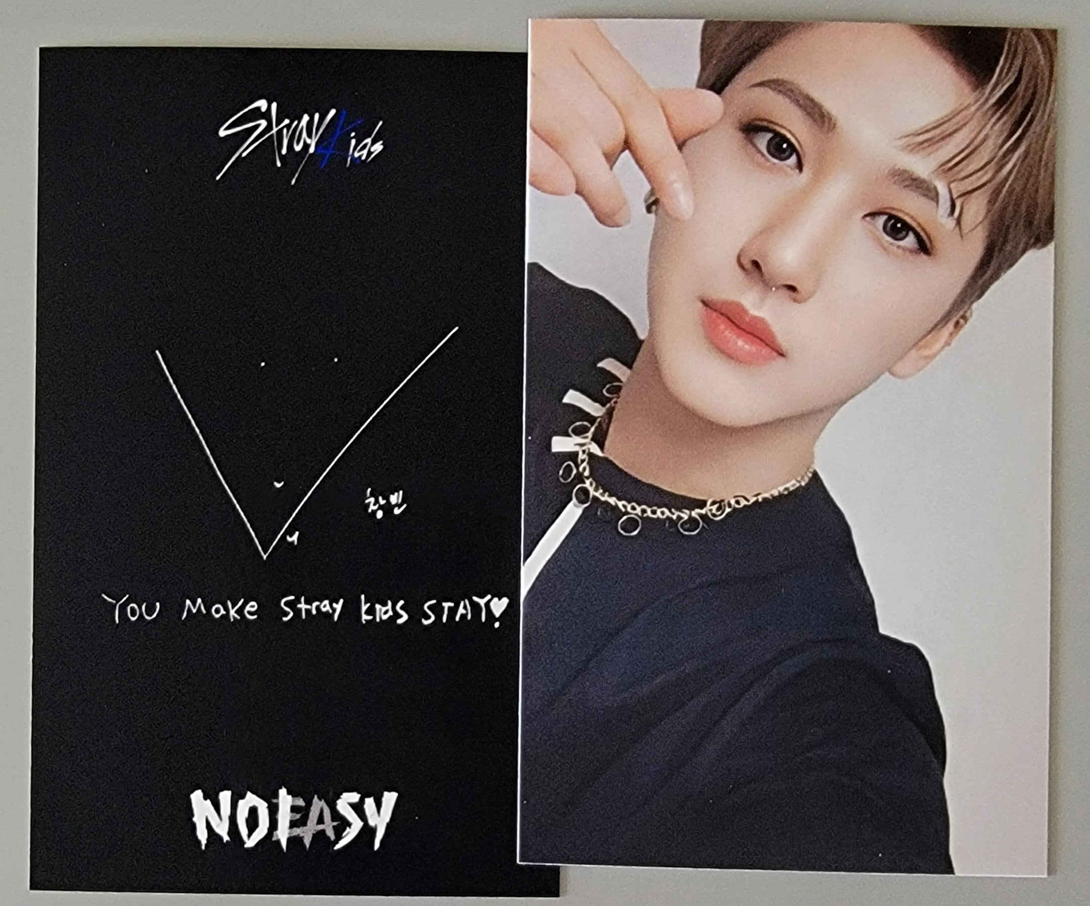 StrayKids スキズ　アイエン　noeasy 中国　withfans Stray Kids NOEASY photocard china yizhiyu withfans videocall