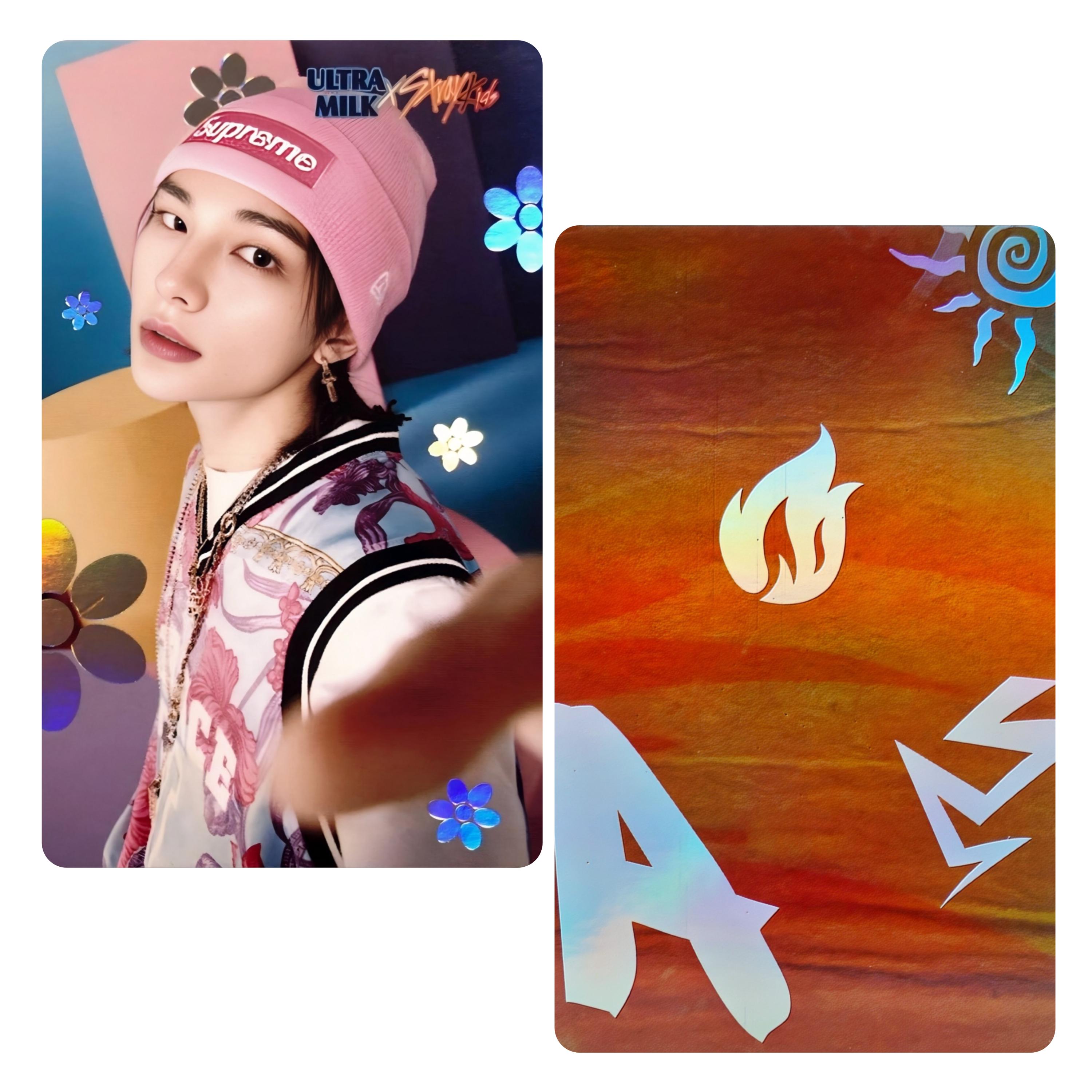 Stray Kids : Hyunjin - Ultra Milk Photocards - Etsy