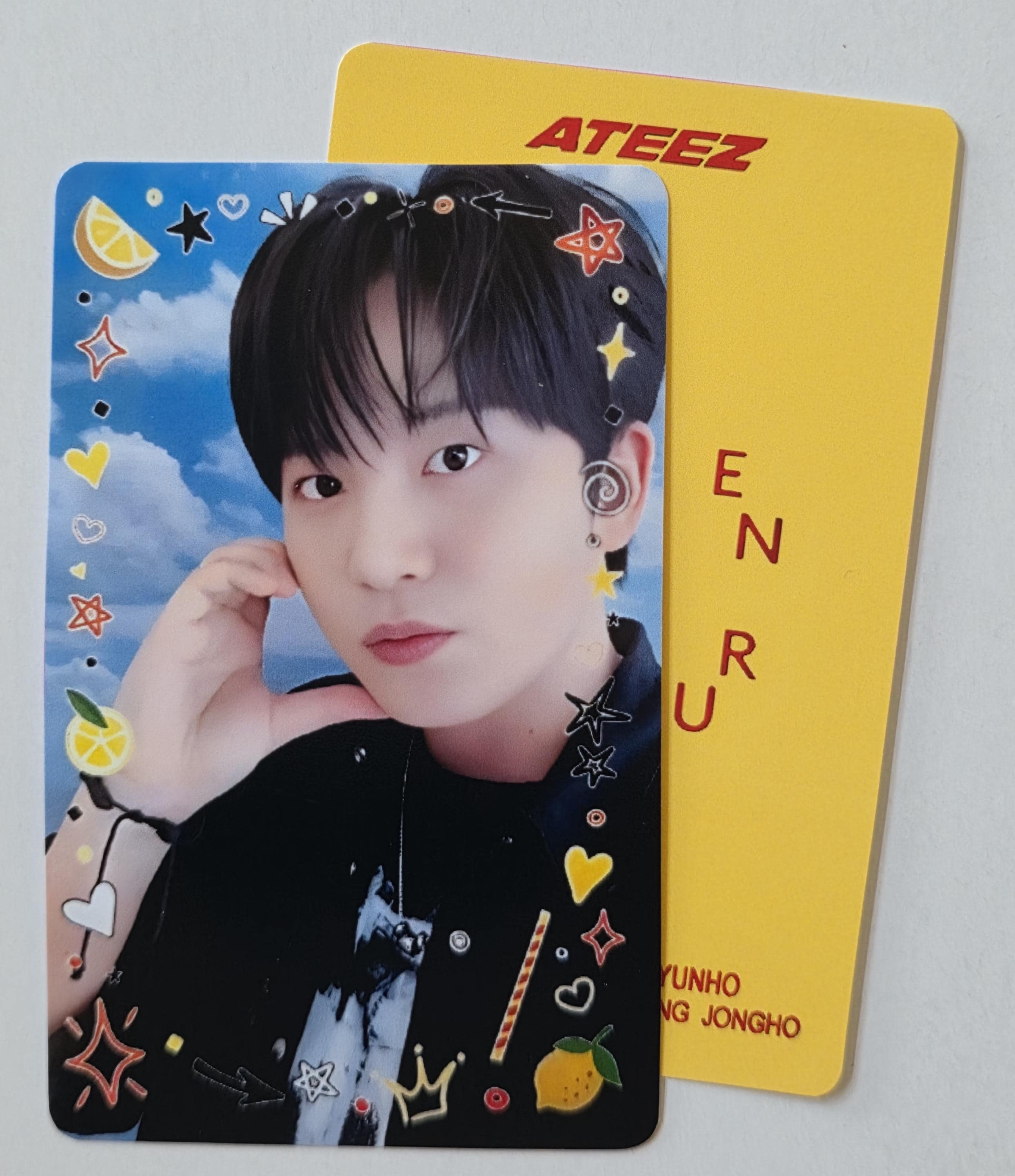 ATEEZ Golden Hour 3:lemon Drop Broadcast Photocards - Etsy