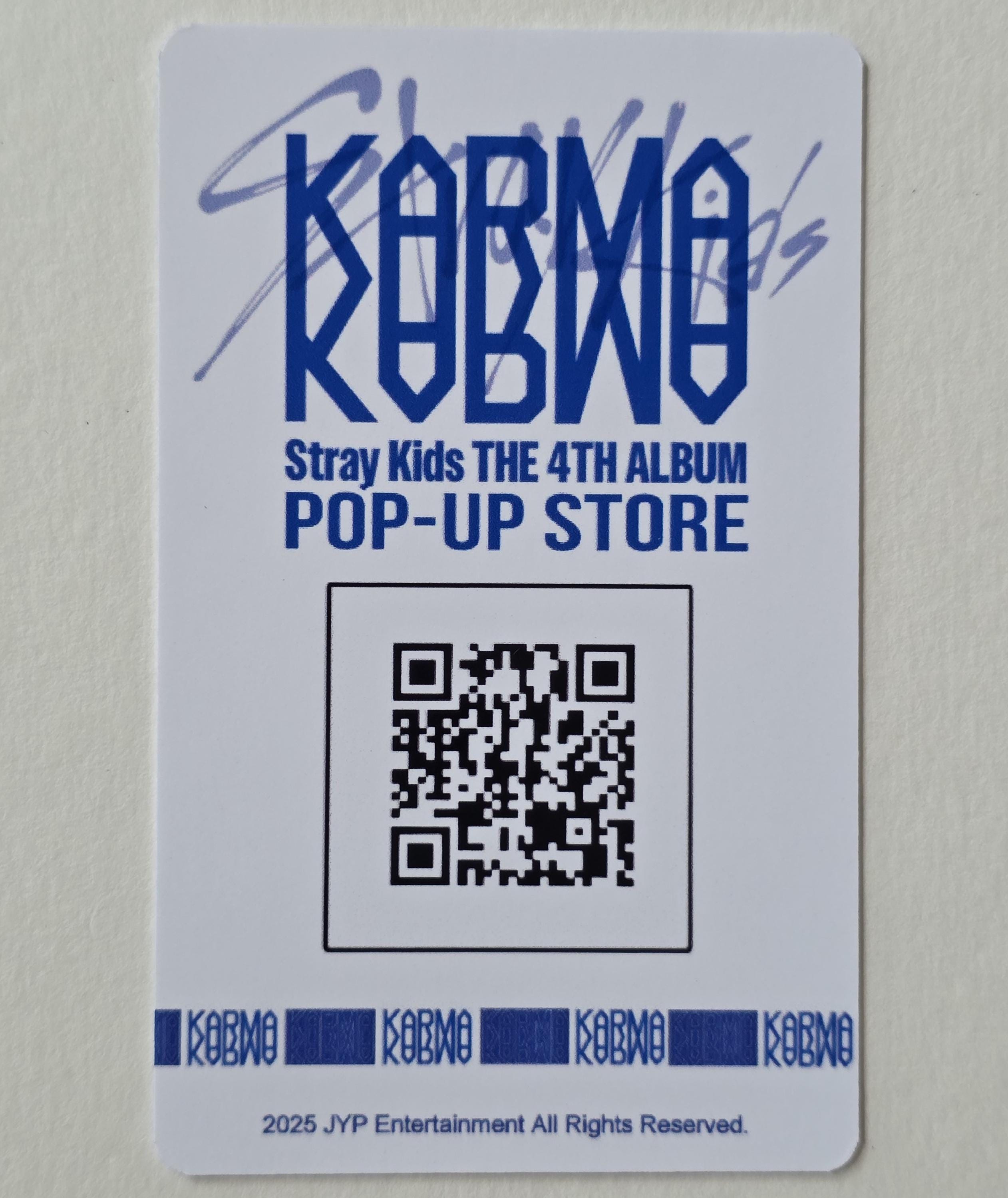 Stray Kids : Karma -pop up Event QR Photocards - Etsy