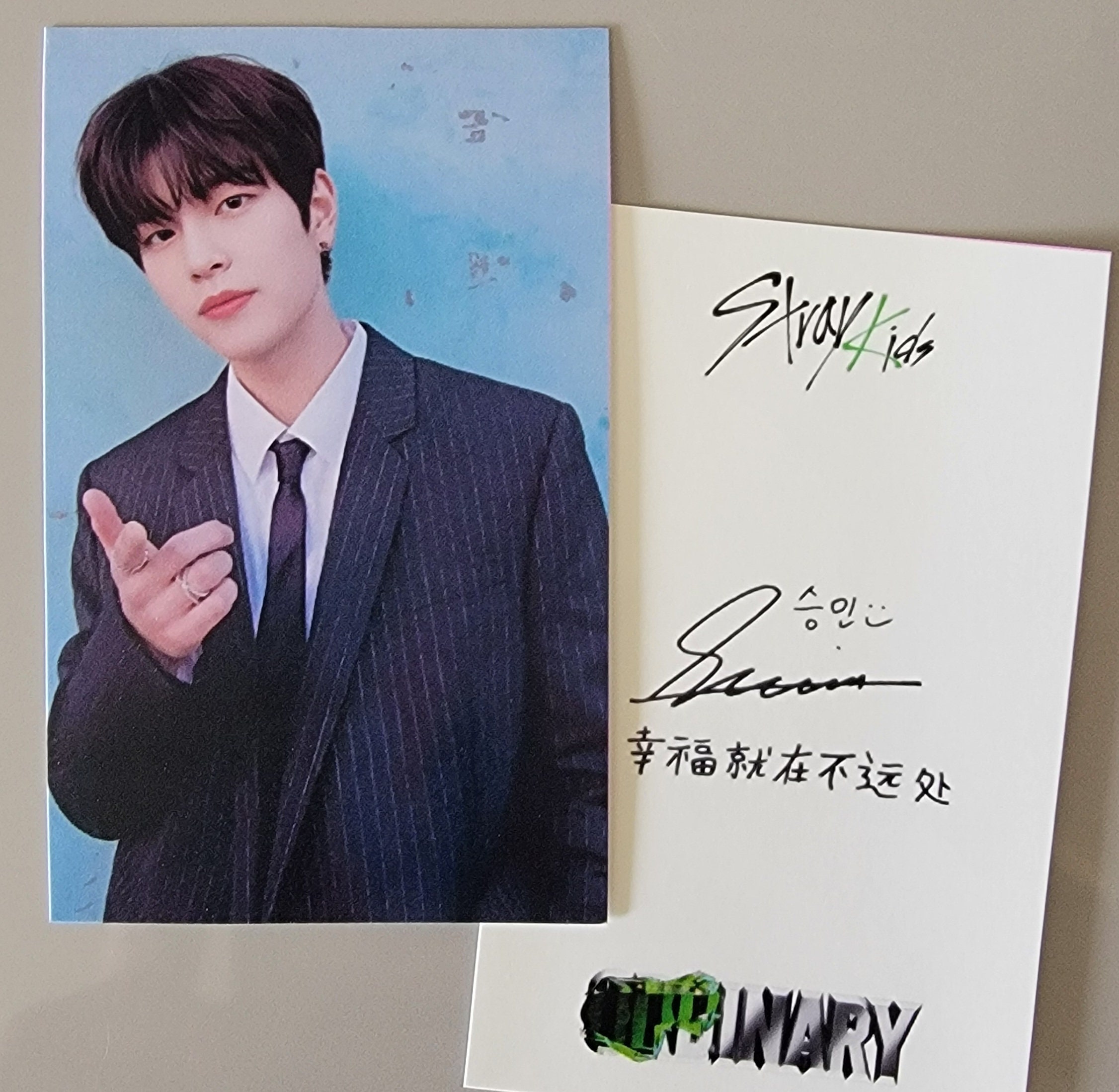 Stray Kids Oddinary YZY With Fans Video Call Fan Sign R2