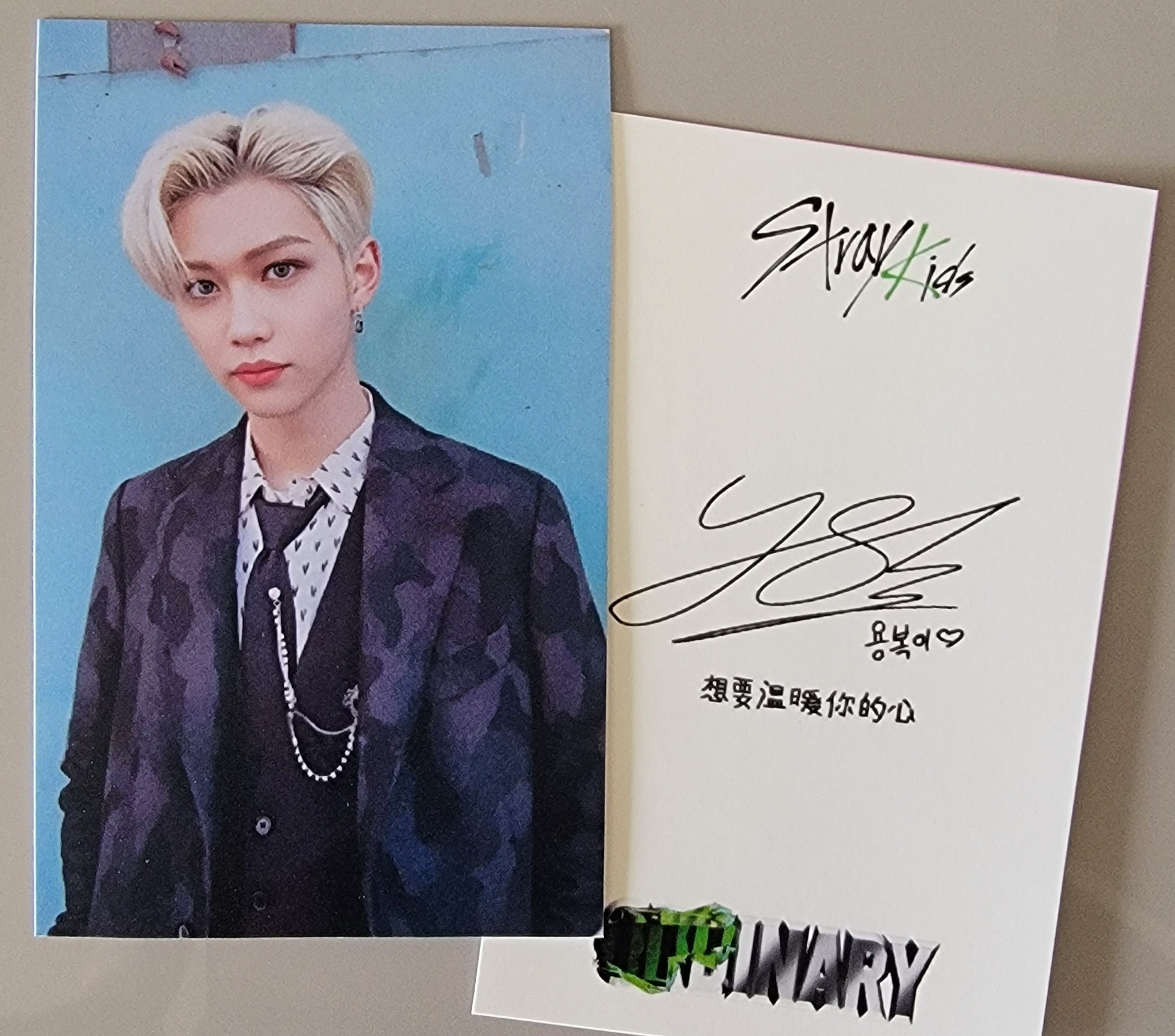 Stray Kids Oddinary YZY Withfans Video Call Fansign R2 Photo