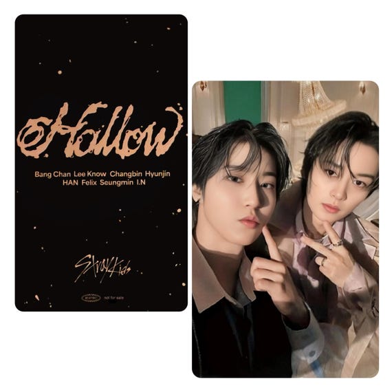 Stray Kids : Hollow Lee Know & Han Unit POB Photocards - Etsy