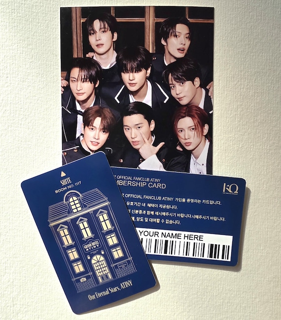 ATEEZ パーソナライズ 6th メンバーシップキット フォトカード 2025