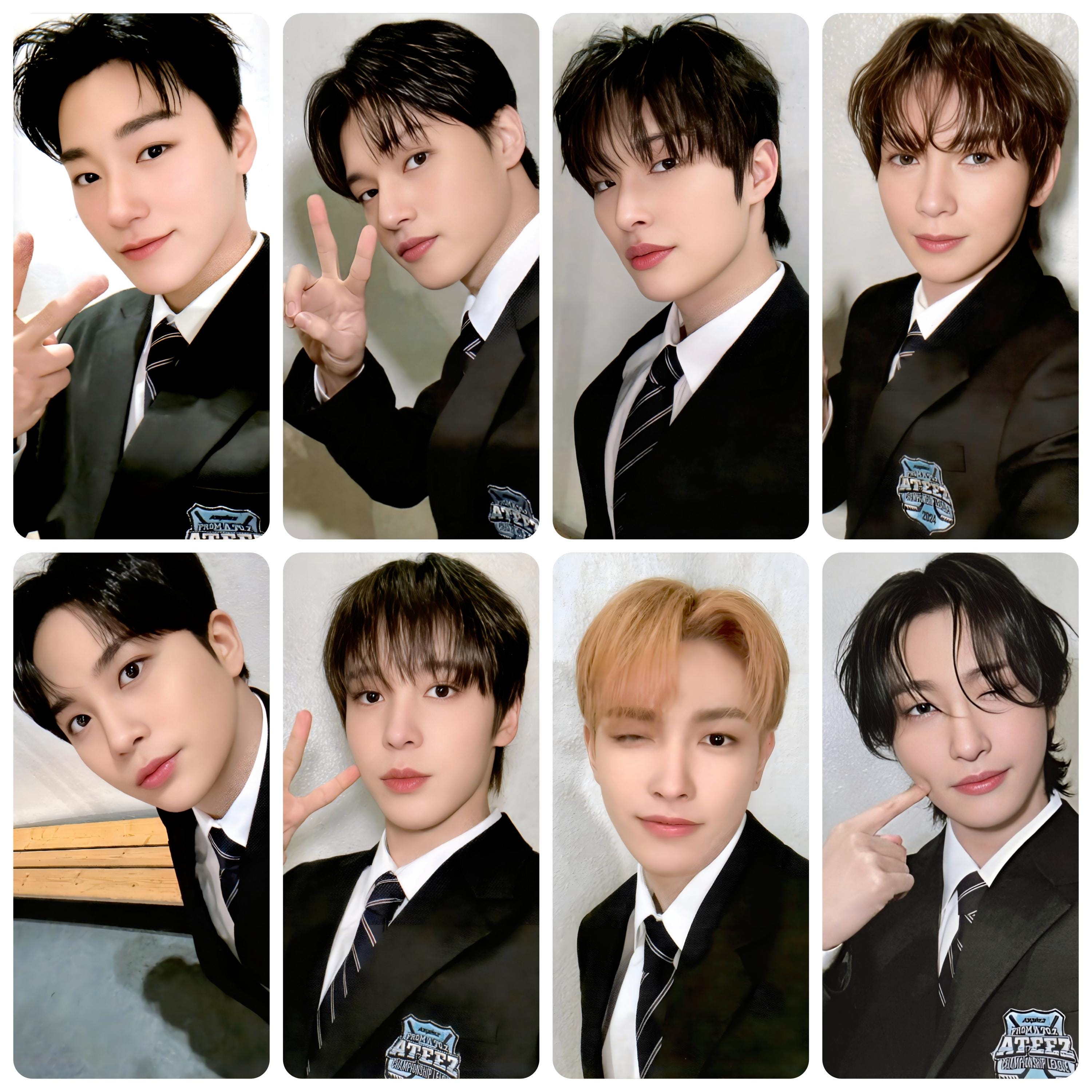 ATEEZ 2024 5th Membership Kit Suit Photocards - Etsy