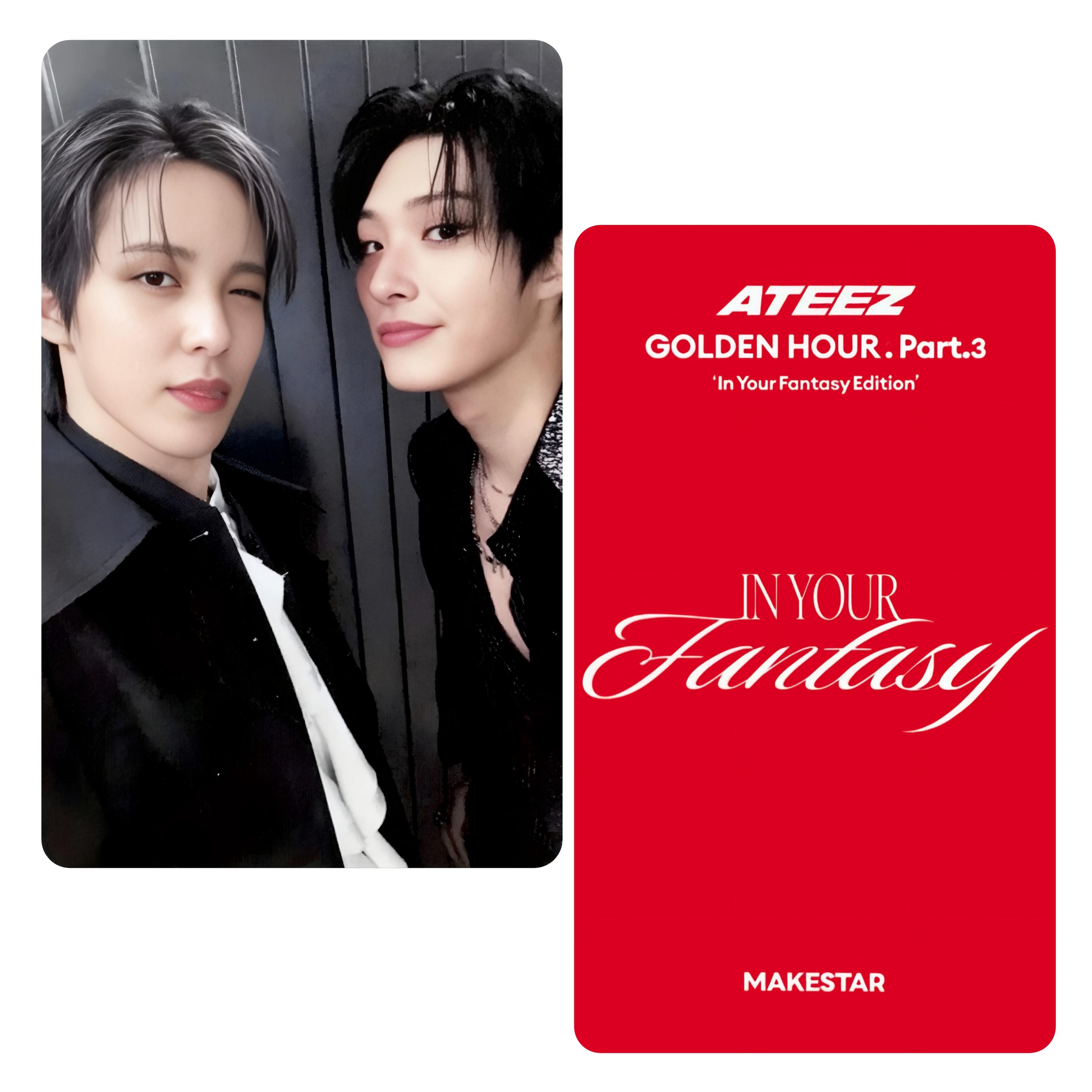 Ateez Golden Hour 3 : in Your Fantasy Makestar Unit Photocards