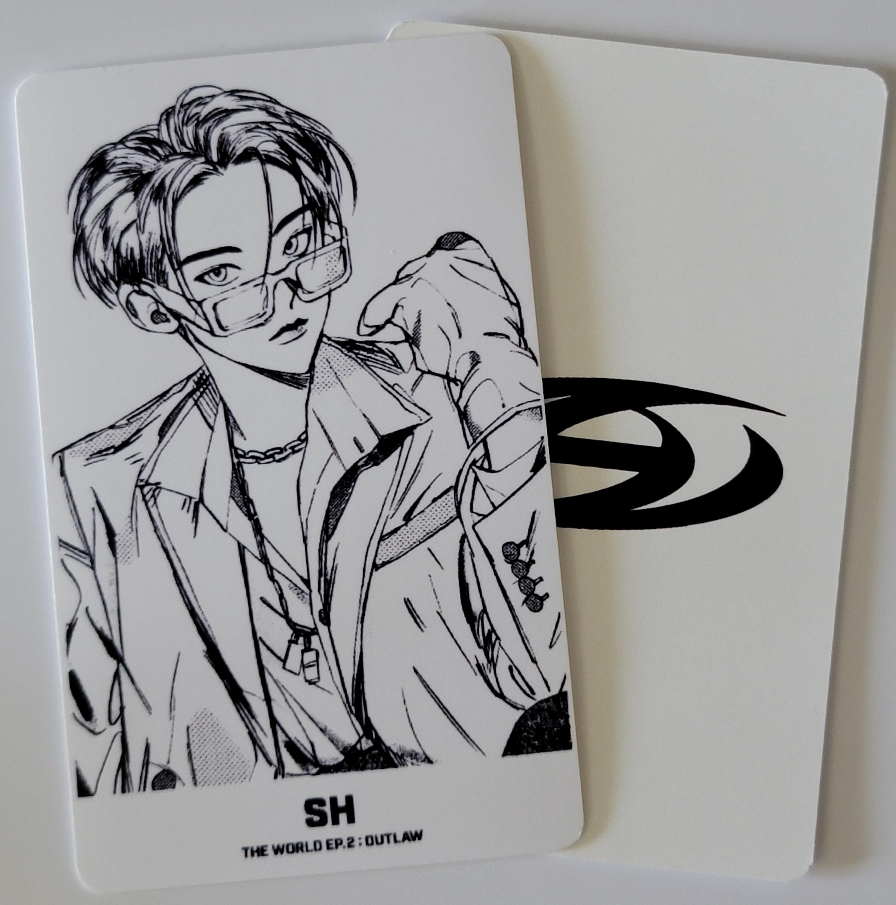 コレクション Ateez Drawing ATEEZ Outlaw Partner Photocards - Etsy
