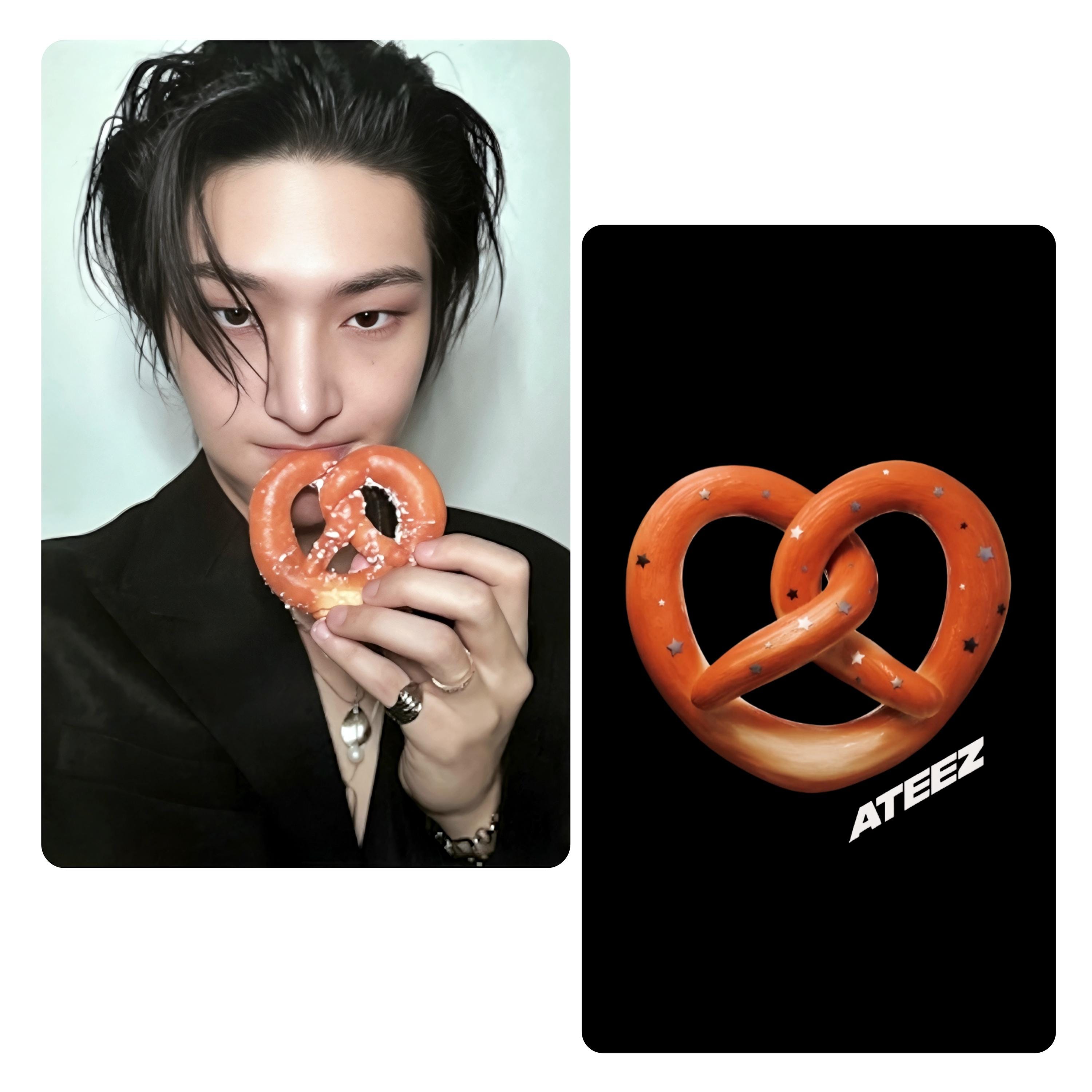Ateez : Golden Hour 4 Europe Exclusive Pretzel Photocards - Etsy
