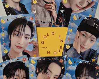 Ateez Golden Hour Pt 3 Photocards Pillow Talk Vers -preorder - Etsy