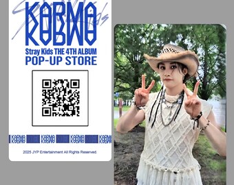 Stray Kids : Karma -pop up Event QR Photocards - Etsy