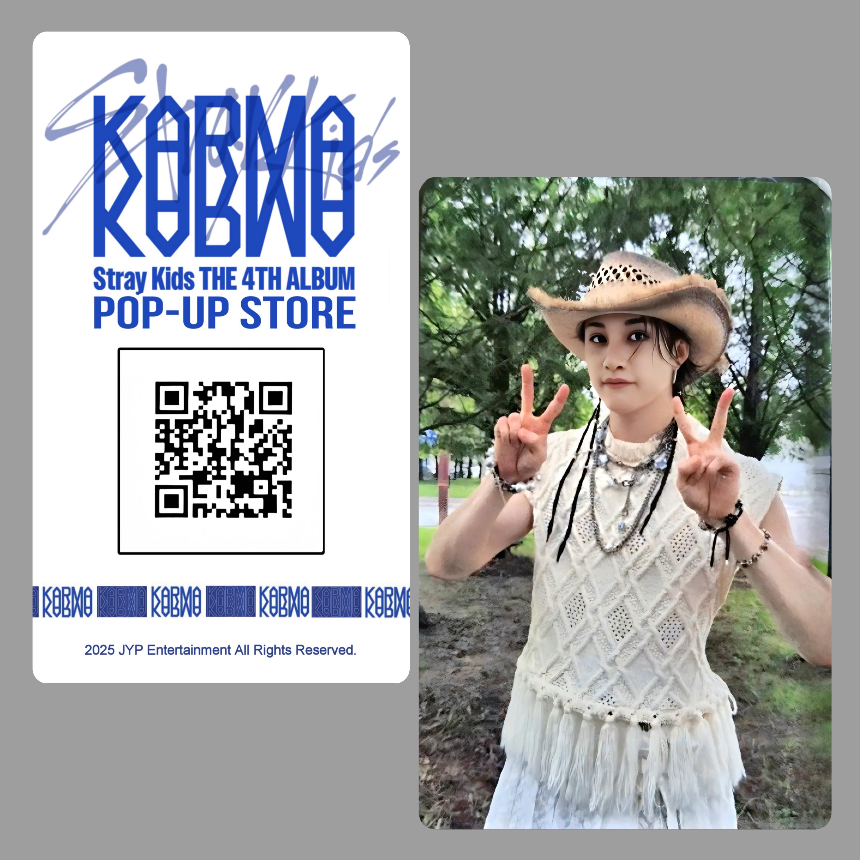 Stray Kids : Karma -pop up Event QR Photocards - Etsy