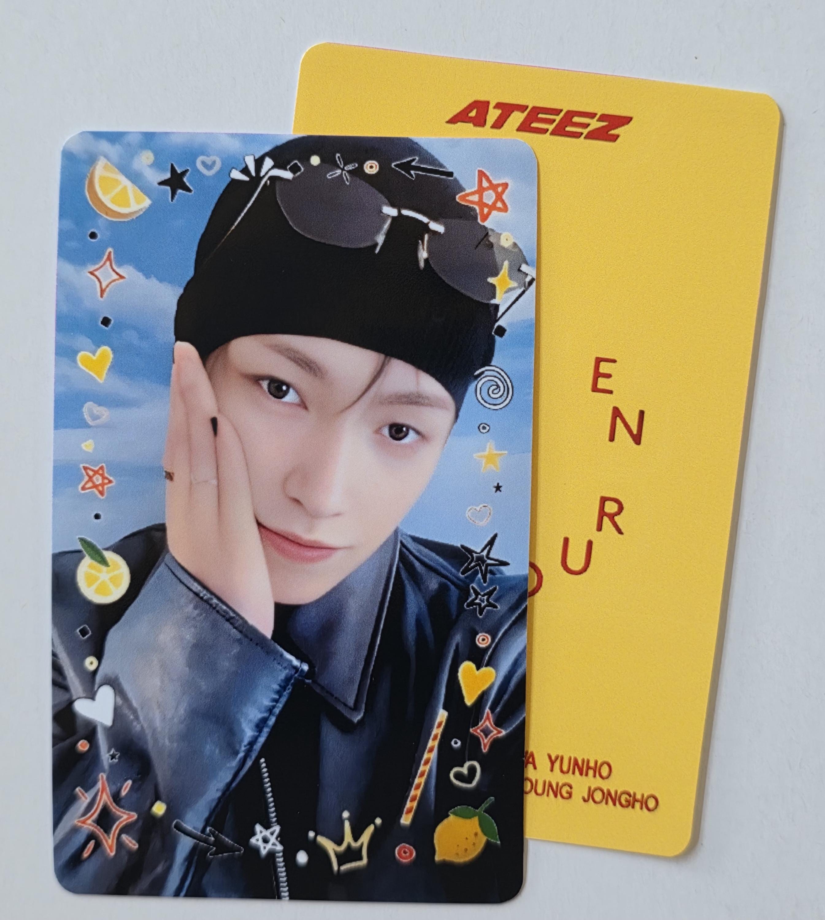 ATEEZ Golden Hour 3:lemon Drop Broadcast Photocards - Etsy