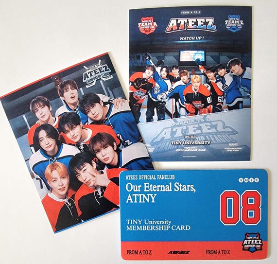 ATEEZ Personalized 5th Membership Kit Photocards - Etsy UK