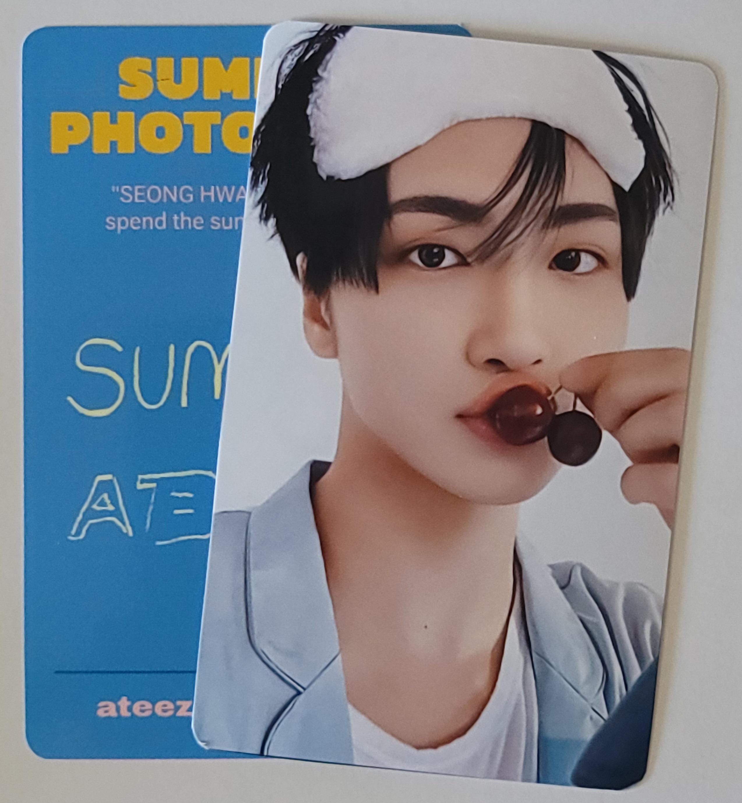 ATEEZ SUMMER PHOTOBOOK 2022 サン トレカ付き ATEEZ Summer Photobook 2022 KQ Store Photocards - Etsy