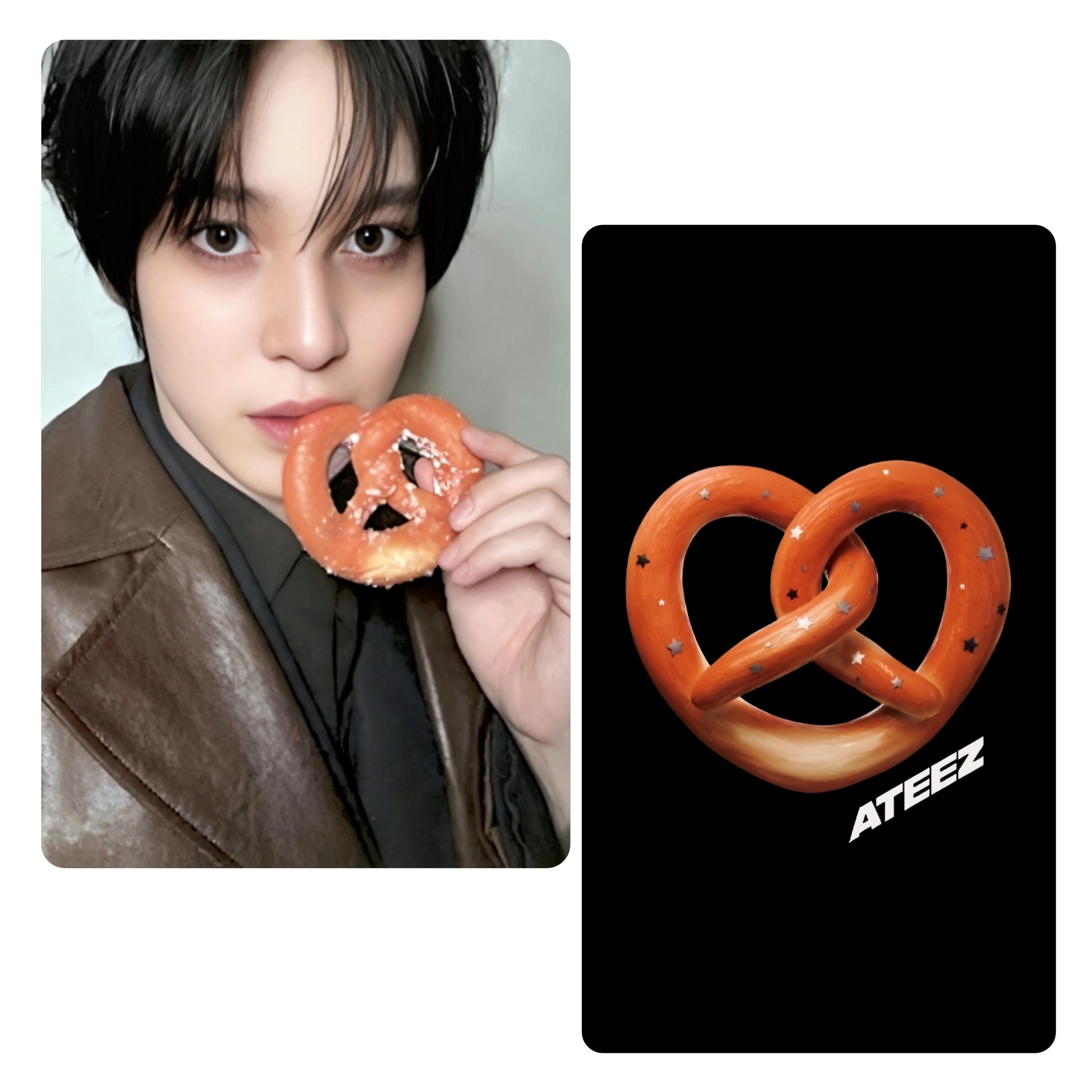 Ateez : Golden Hour 4 Europe Exclusive Pretzel Photocards - Etsy