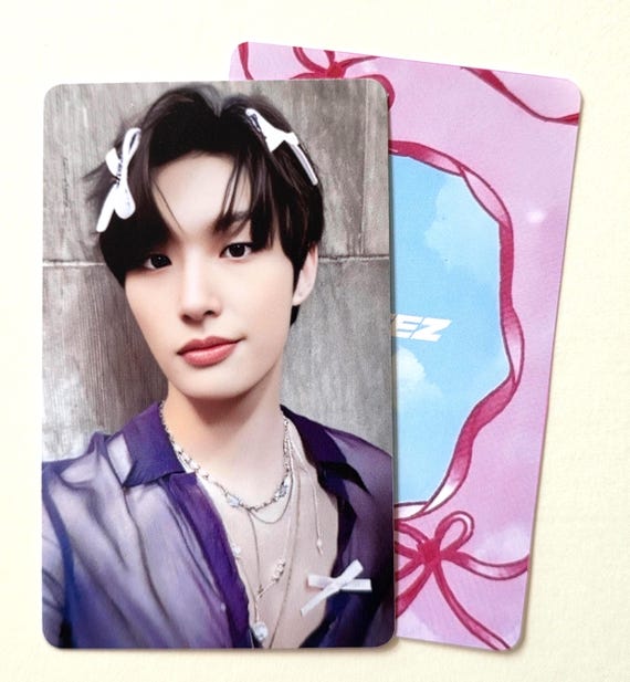 Ateez - Golden Hour PT1 Hello82 Bow POB Photocards - Etsy