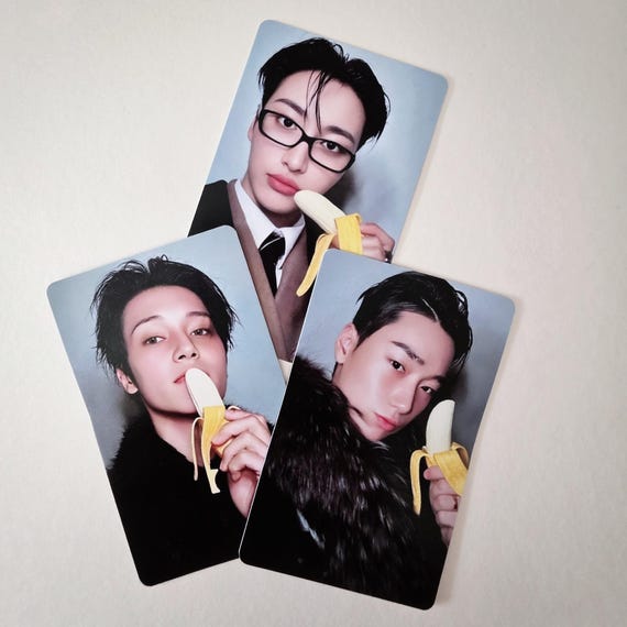 Ateez : Golden Hour 4 Pop up Exclusive Banana Photocards - Etsy