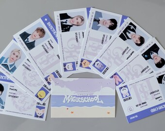 Magic School 4th Fanmeeting ID Cards Photocards - Etsy Magic School 4th Fanmeeting ID Cards Photocards - Etsy