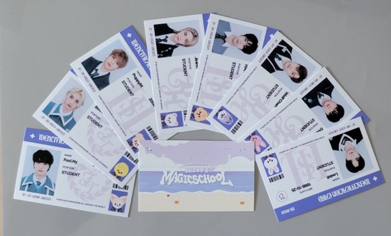 Magic School 4th Fanmeeting ID Cards Photocards - Etsy